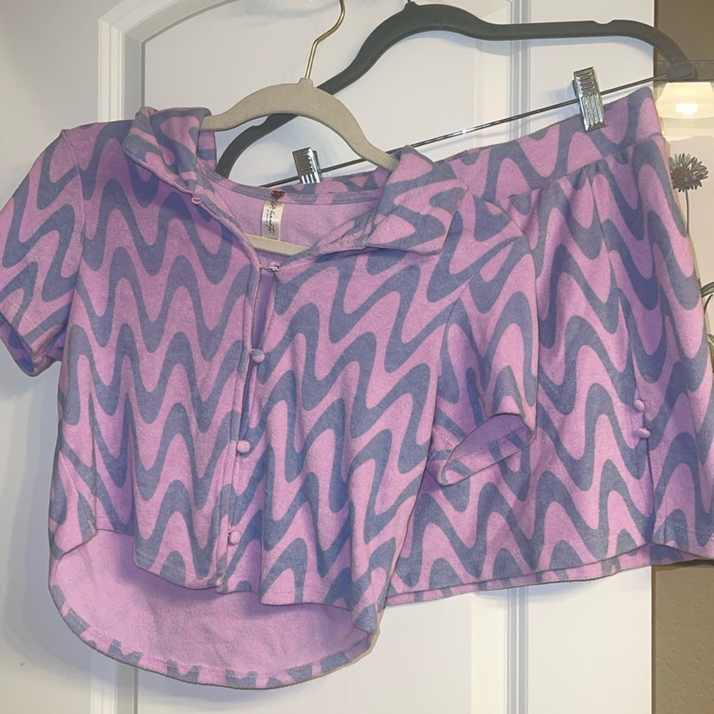 2 piece LA Hearts Lounge set